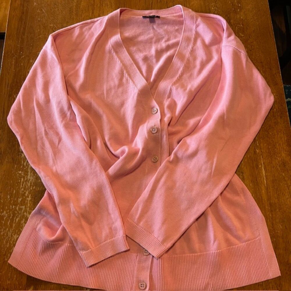 Talbots Women's Pink Button Cardigan Sweater Size S Petite - Picture 3 of 6